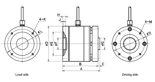 SHOWA Torque transducer TP-R外型尺寸
